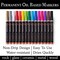 15 Oil Based Paint markers for Wood, Rock, Fabric, Glass - Permanent, Quick Dry, Waterproof - Oil paint pens for Ceramic, Mugs, Metal, Plastic - 1mm Fine Tip